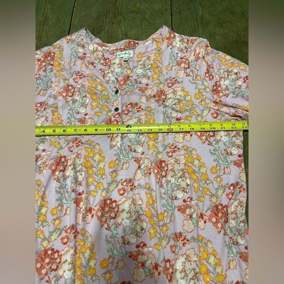 Wonderly Pink Floral Long Sleeve Dress - Picture 7 of 9